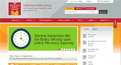 Desktop Screenshot of midlothianlibrary.org
